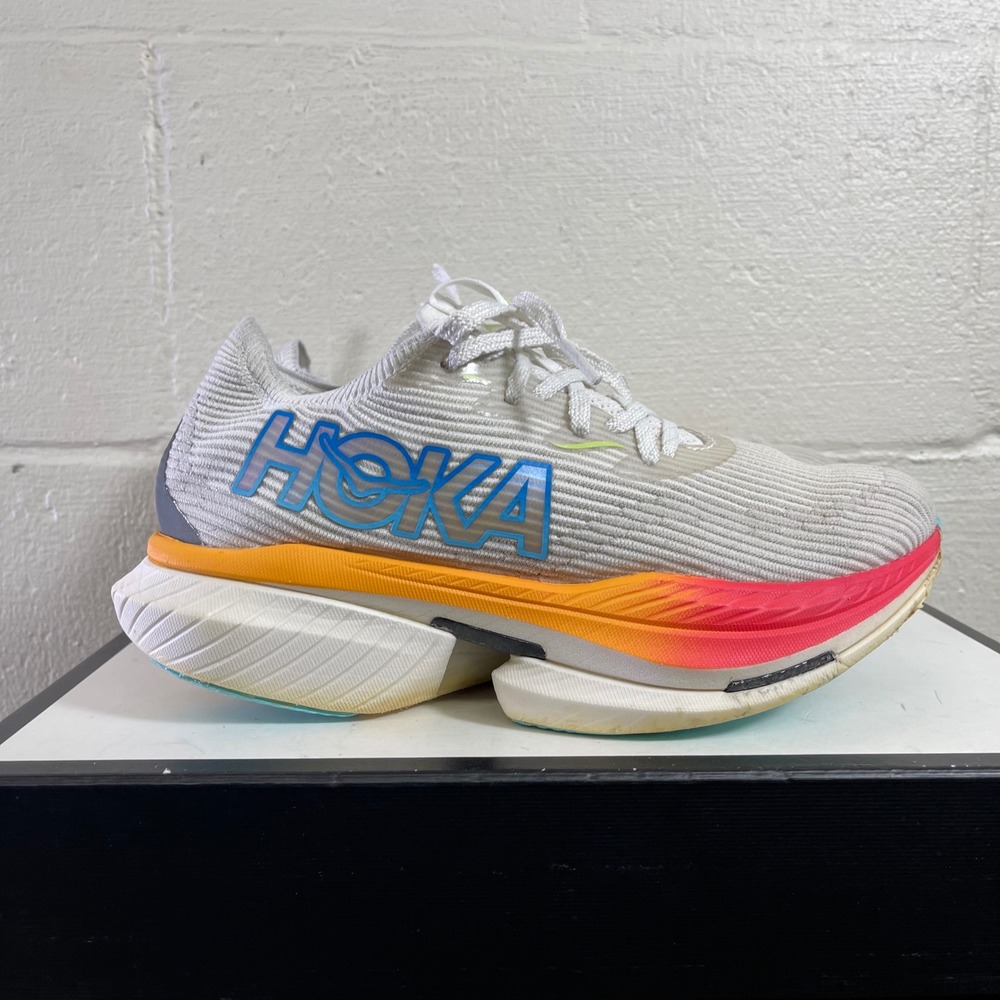 Hoka One One Cielo X1 1147910-FSTC White Running Shoes Sneakers Women's 9 US